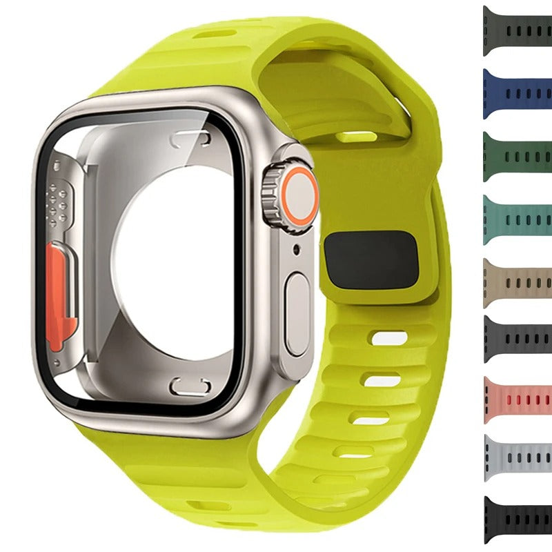 Silikonarmband + Hülle für Apple Watch Hülle - AnavaShop