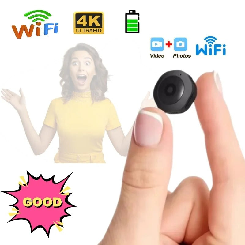 4K HD Kleinste Mini Kamera Espia Wifi Sicherheit Smart Home Überwachung - AnavaShop