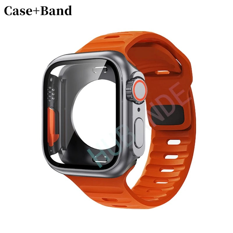 Silikonarmband + Hülle für Apple Watch Hülle - AnavaShop