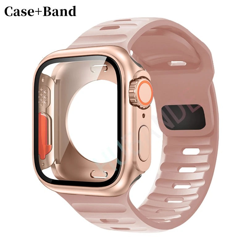 Silikonarmband + Hülle für Apple Watch Hülle - AnavaShop