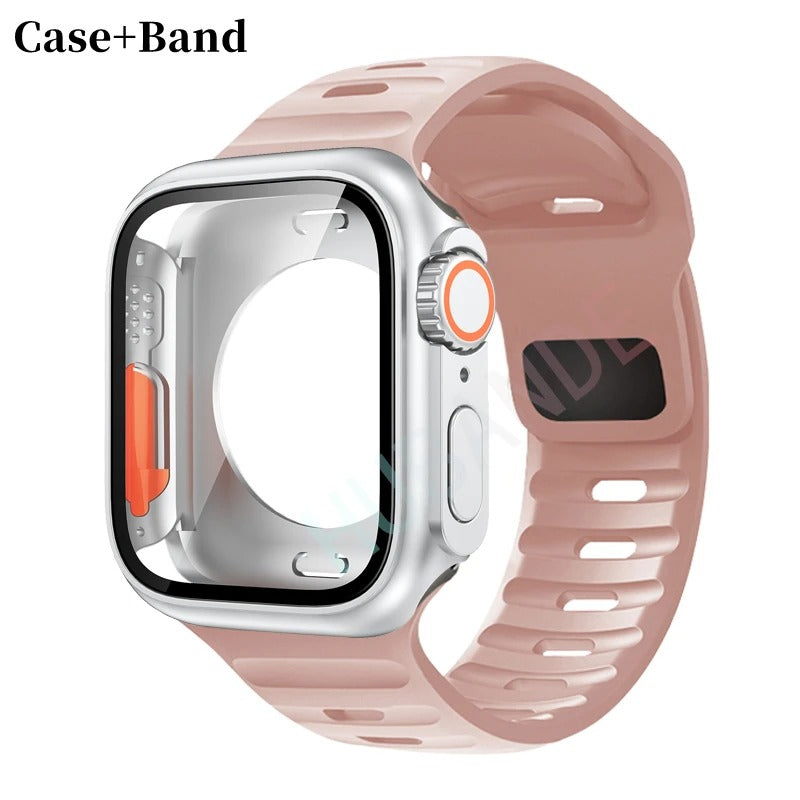 Silikonarmband + Hülle für Apple Watch Hülle - AnavaShop