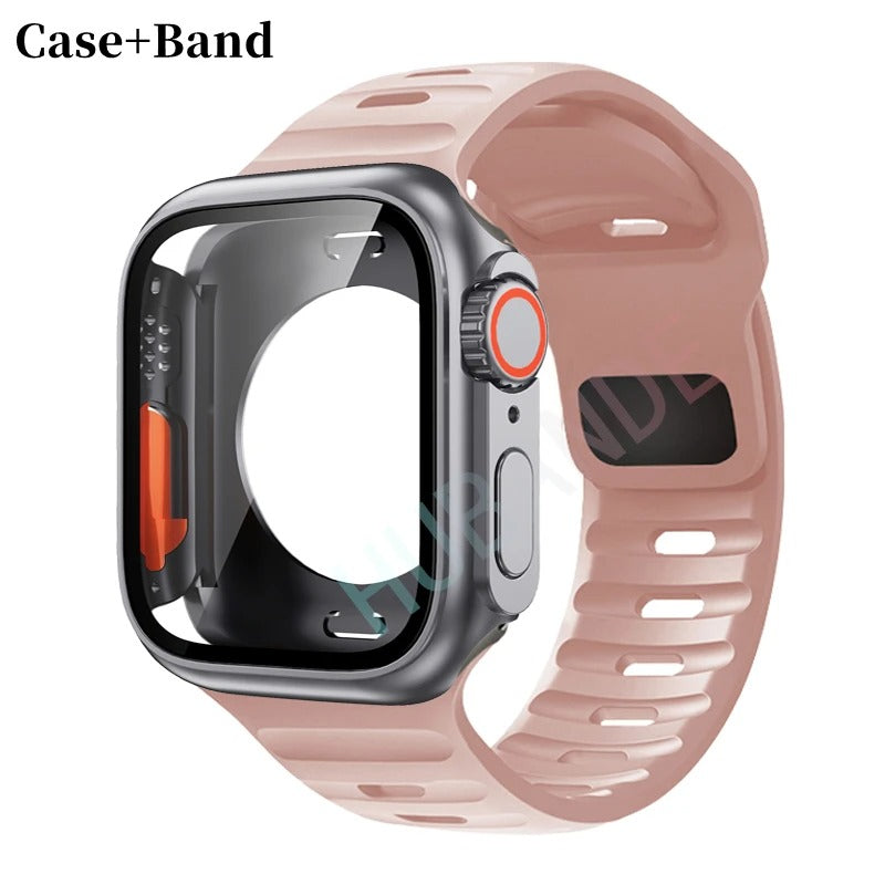 Silikonarmband + Hülle für Apple Watch Hülle - AnavaShop