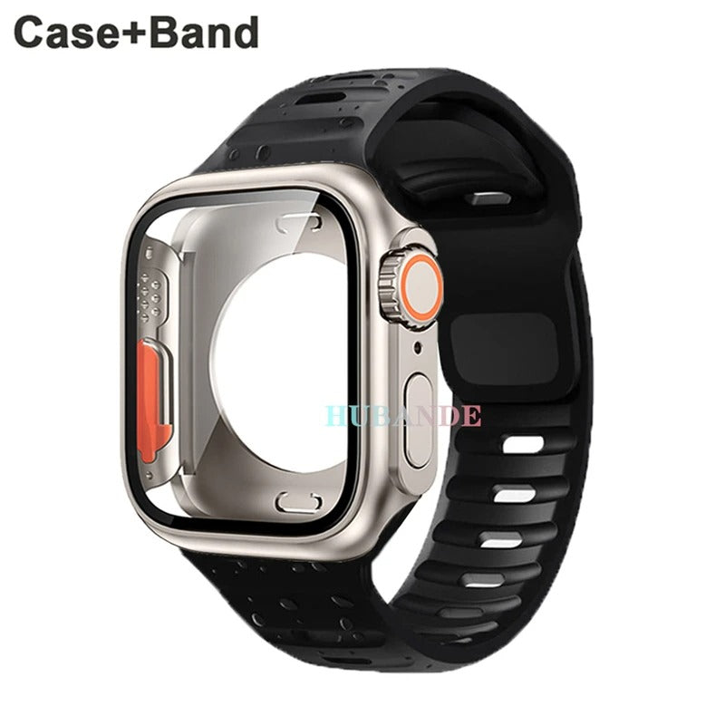 Silikonarmband + Hülle für Apple Watch Hülle - AnavaShop