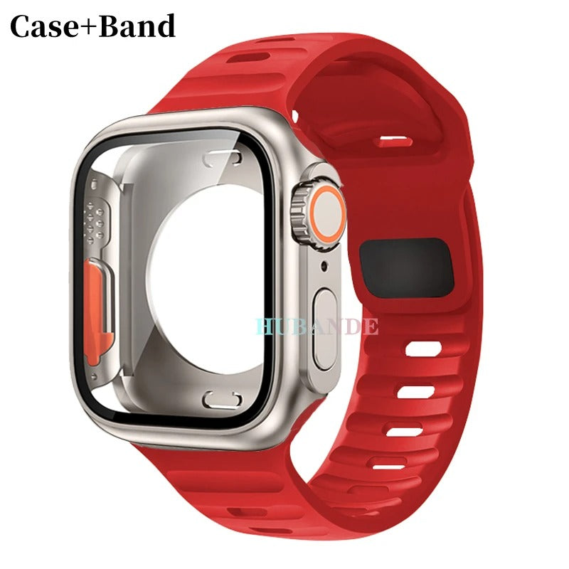 Silikonarmband + Hülle für Apple Watch Hülle - AnavaShop