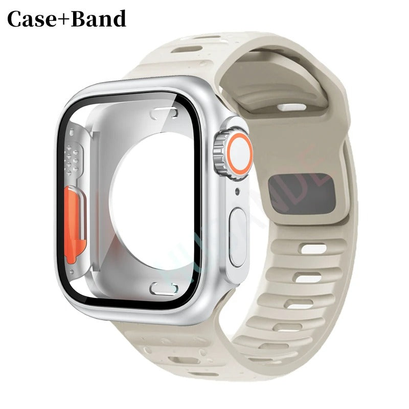 Silikonarmband + Hülle für Apple Watch Hülle - AnavaShop