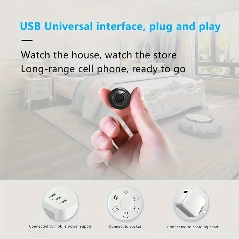 1080P HD Mini WiFi Kamera Indoor Sicherheit Überwachung - AnavaShop