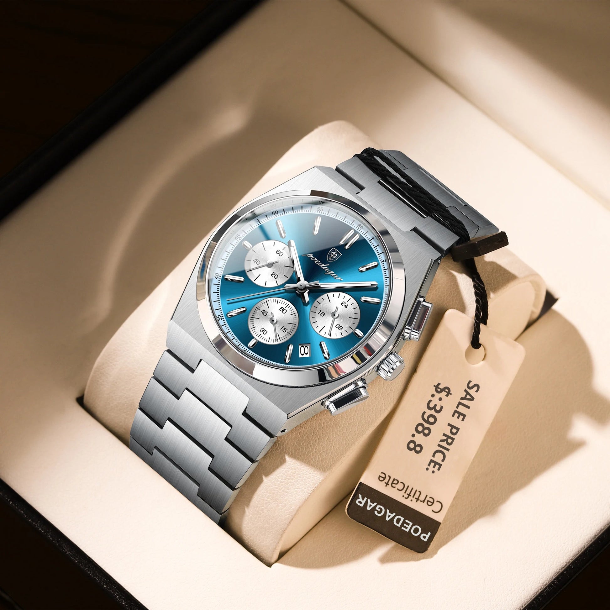 POEDAGAR Luxus Mann Quarzuhr Sport Militär Uhr Für Männer - AnavaShop