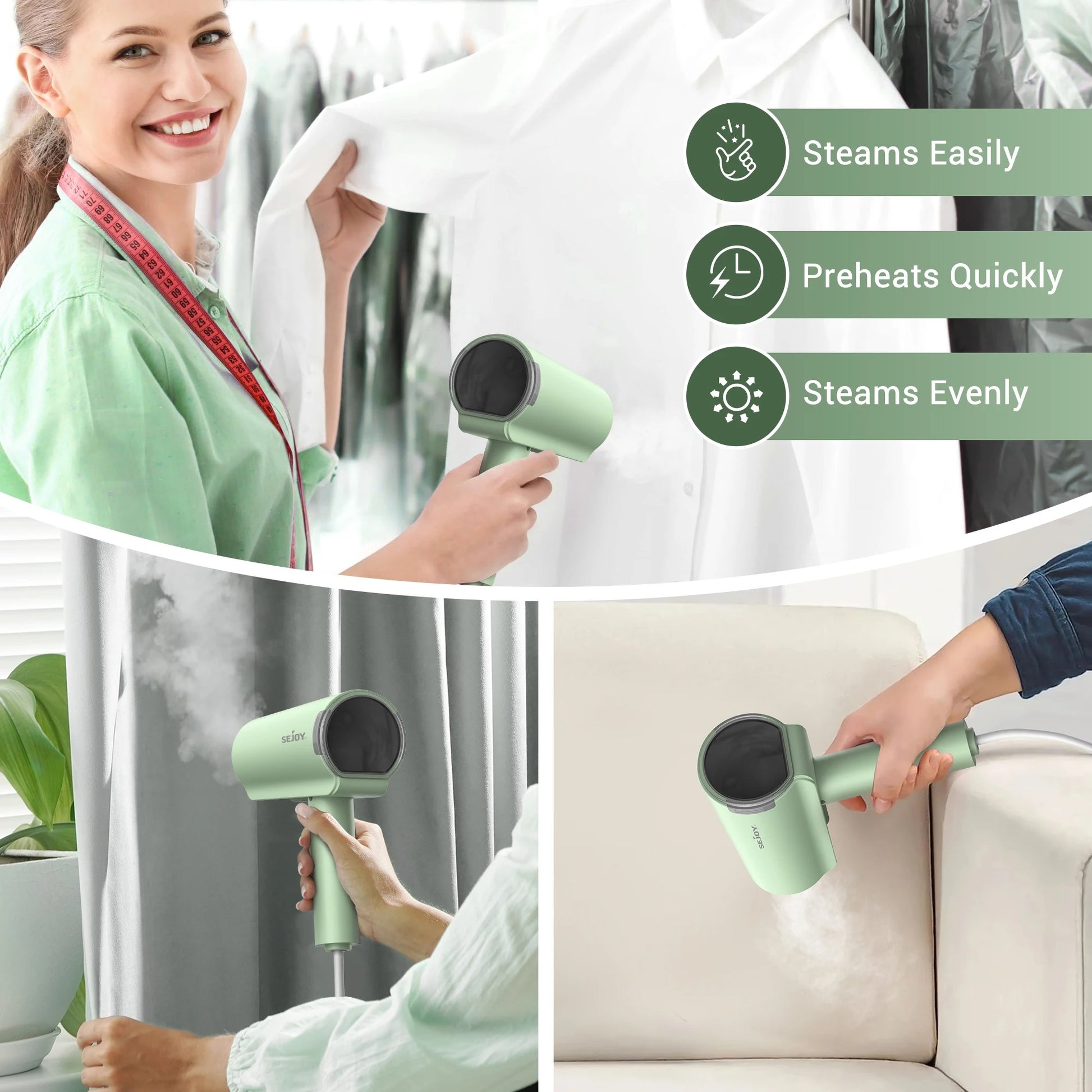 1000w Handheld Garment Steamer Eisen Hause 110v/220v Elektrische Dampf Reiniger - AnavaShop