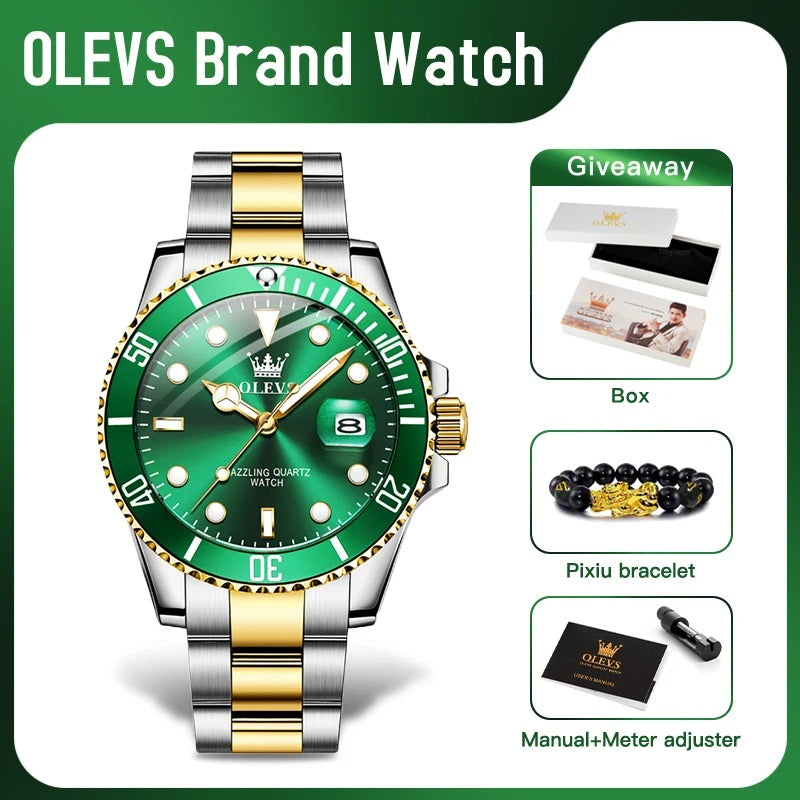 OLEVS 5885 Mann Uhr Original Marke Wasserdichte - AnavaShop