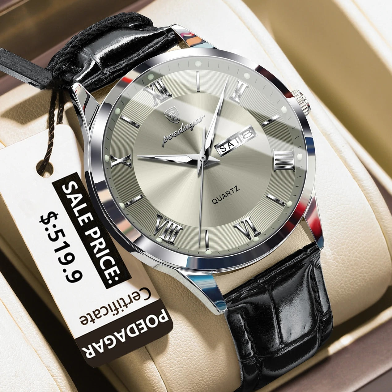 POEDAGAR Top Luxus Uhr Für Männer Militärische Wasserdichte - AnavaShop