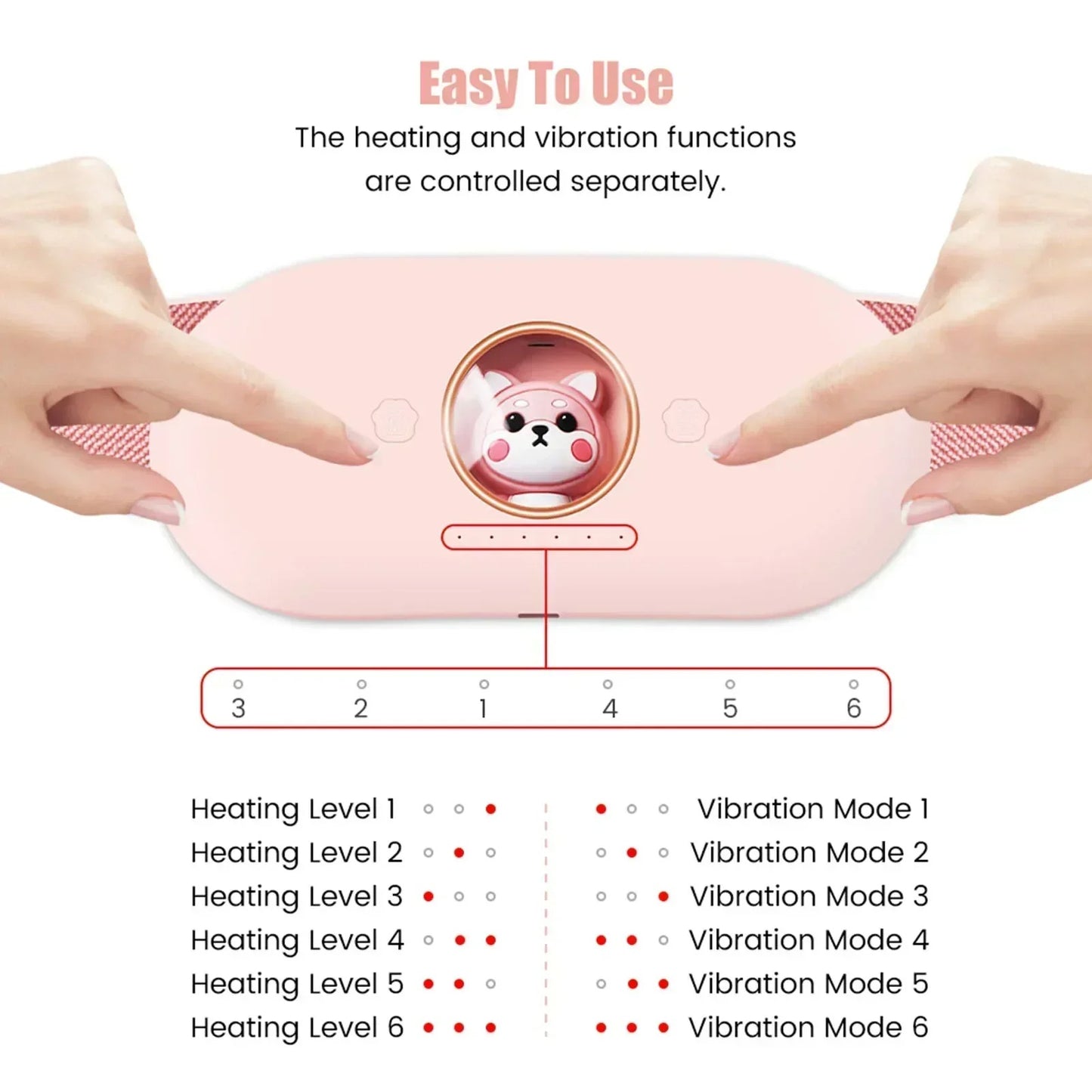 Menstruations Heizung Selbst Massage Wärme Zeitraum Schmerzen - AnavaShop