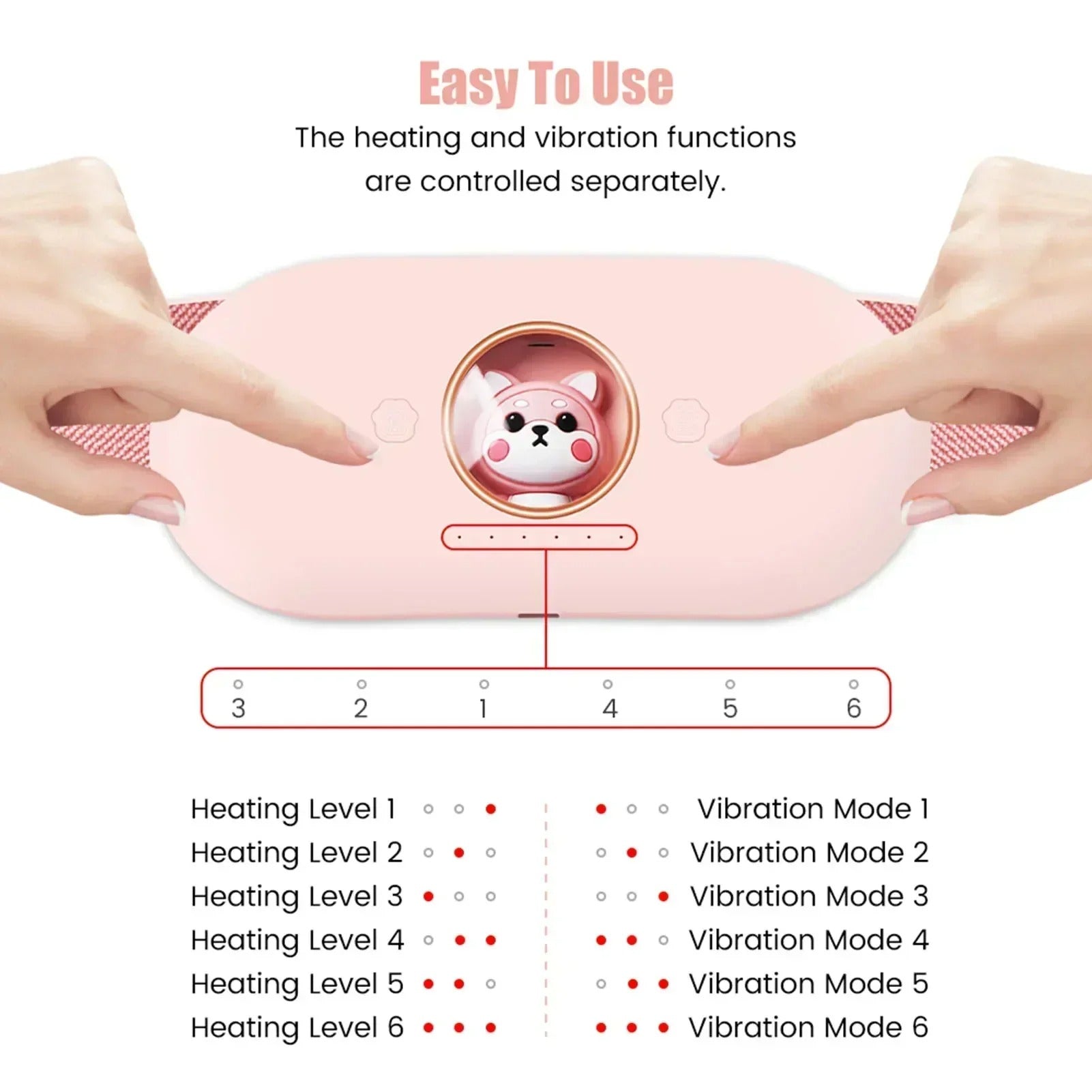 Menstruations Heizung Selbst Massage Wärme Zeitraum Schmerzen - AnavaShop