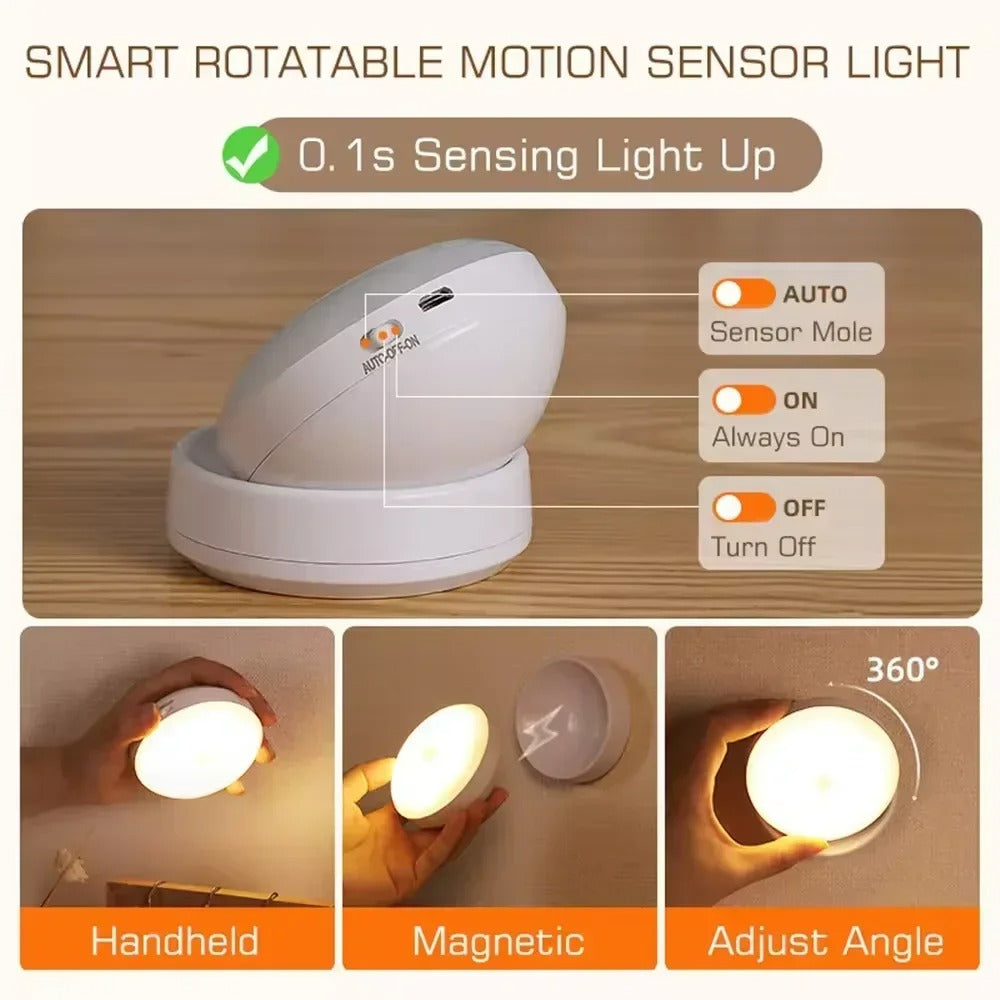 Xiaomi Nachtlampe mit Bewegungsmelder, Nachtlicht, wiederaufladbar, kabellos - AnavaShop