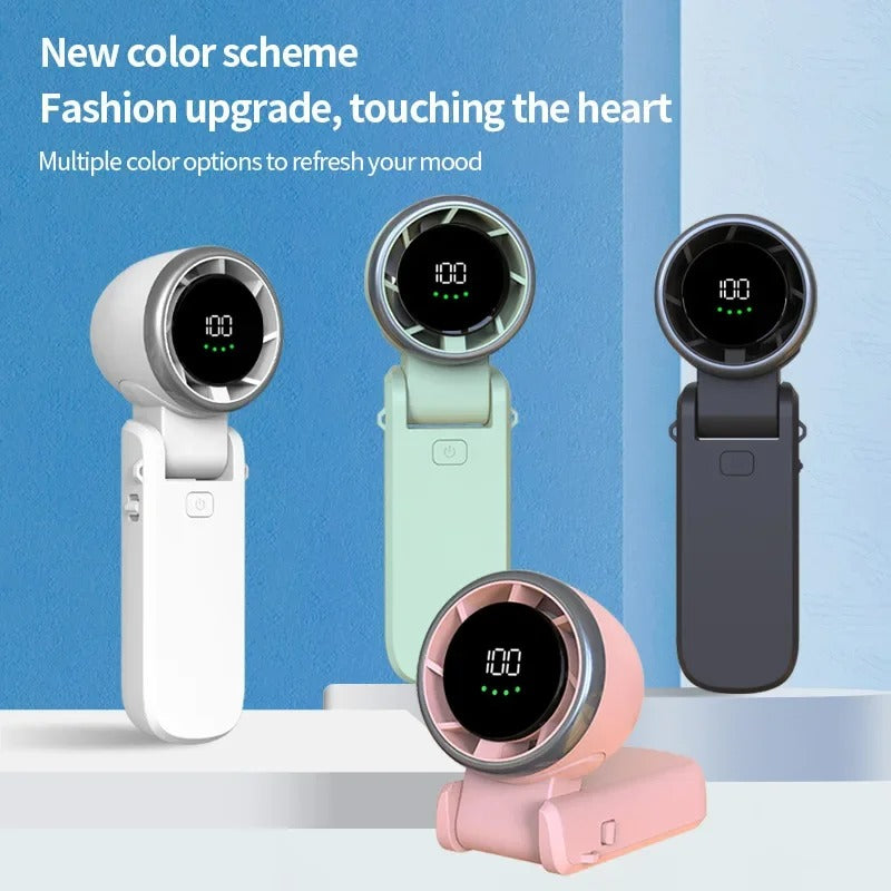 2025 Neuer hängender Hals für den Außenbereich, 180-Grad-Klapp-Desktop-Mini-Ventilator - AnavaShop