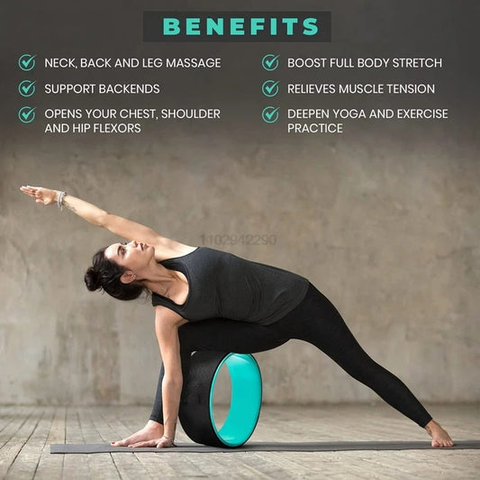 Yoga Wheel Premium Yoga Roller Rückenstrecker Heimfitnessgeräte - AnavaShop