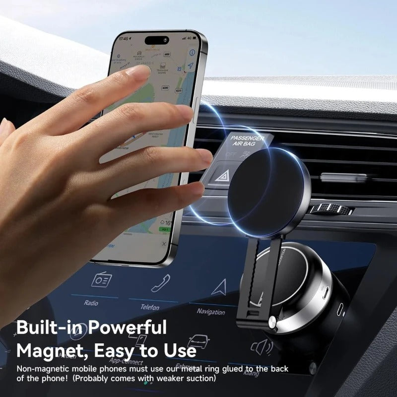 CZ16 Vielseitig 360° ° Vakuum-Magnet-Autohalterung für Mobiltelefone - AnavaShop