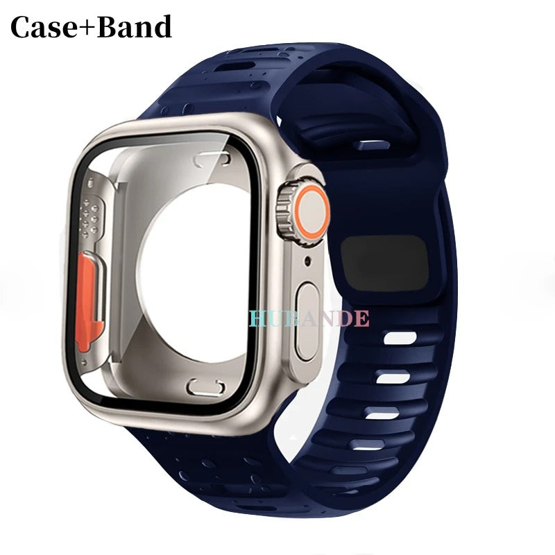 Silikonarmband + Hülle für Apple Watch Hülle - AnavaShop