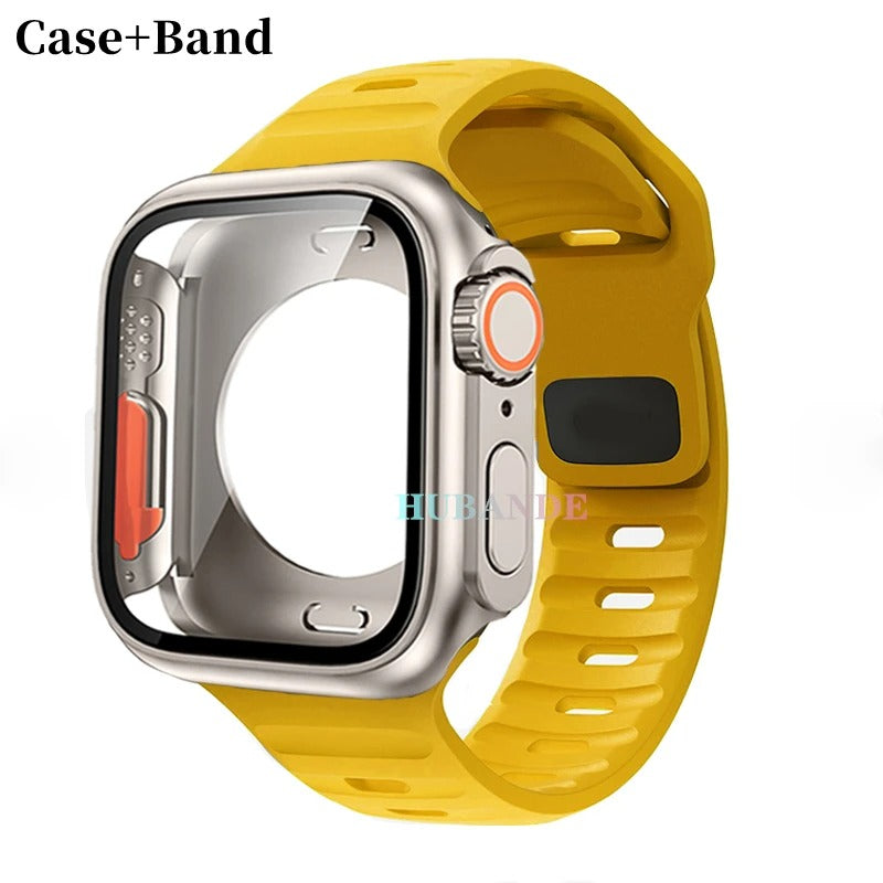 Silikonarmband + Hülle für Apple Watch Hülle - AnavaShop
