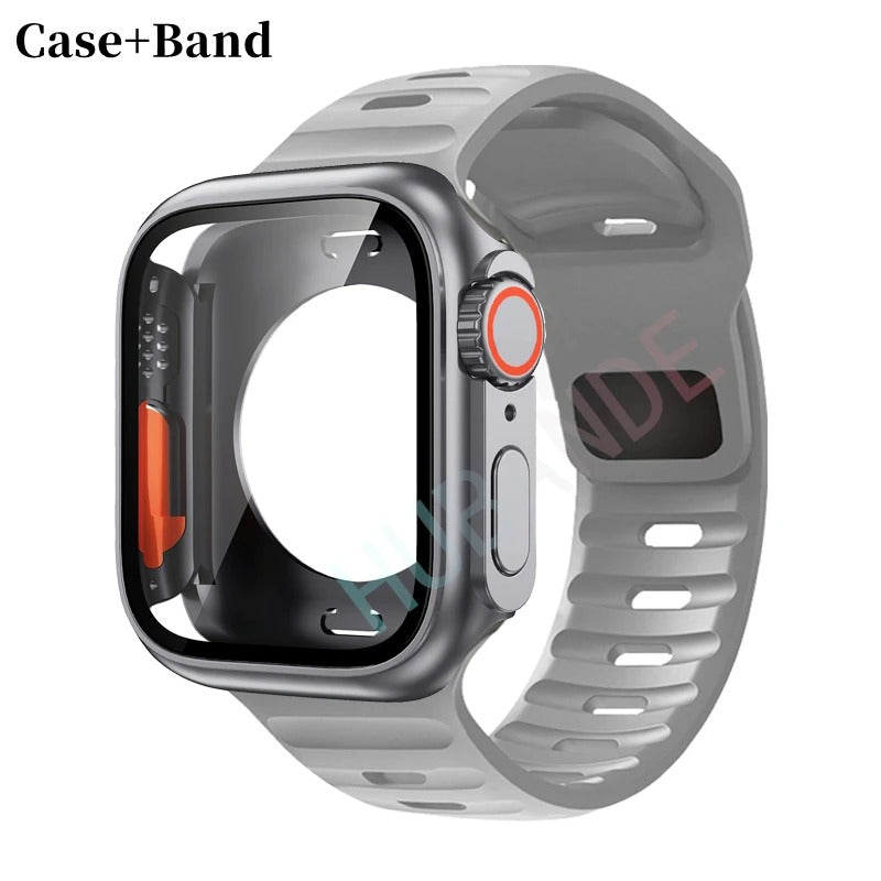 Silikonarmband + Hülle für Apple Watch Hülle - AnavaShop