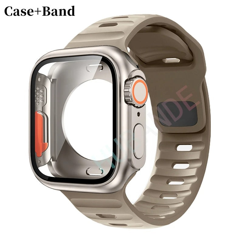 Silikonarmband + Hülle für Apple Watch Hülle - AnavaShop