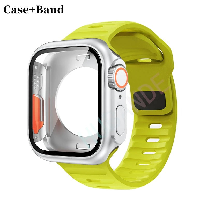 Silikonarmband + Hülle für Apple Watch Hülle - AnavaShop