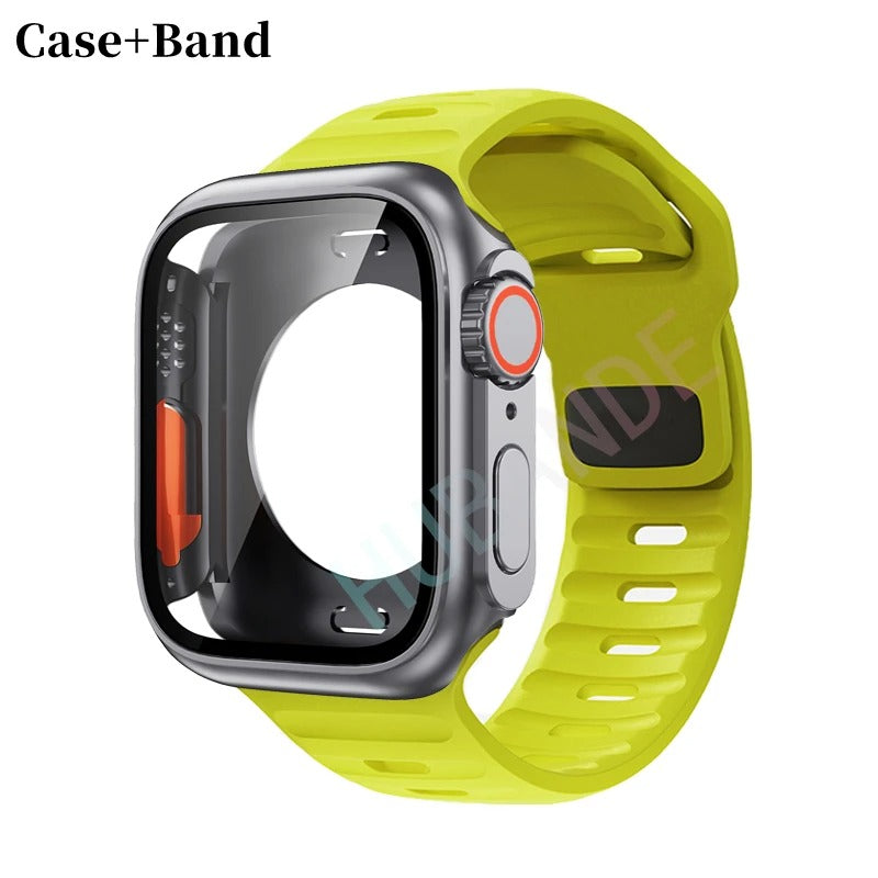 Silikonarmband + Hülle für Apple Watch Hülle - AnavaShop