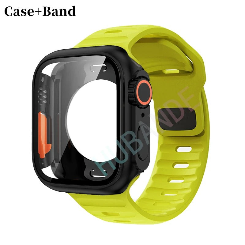 Silikonarmband + Hülle für Apple Watch Hülle - AnavaShop