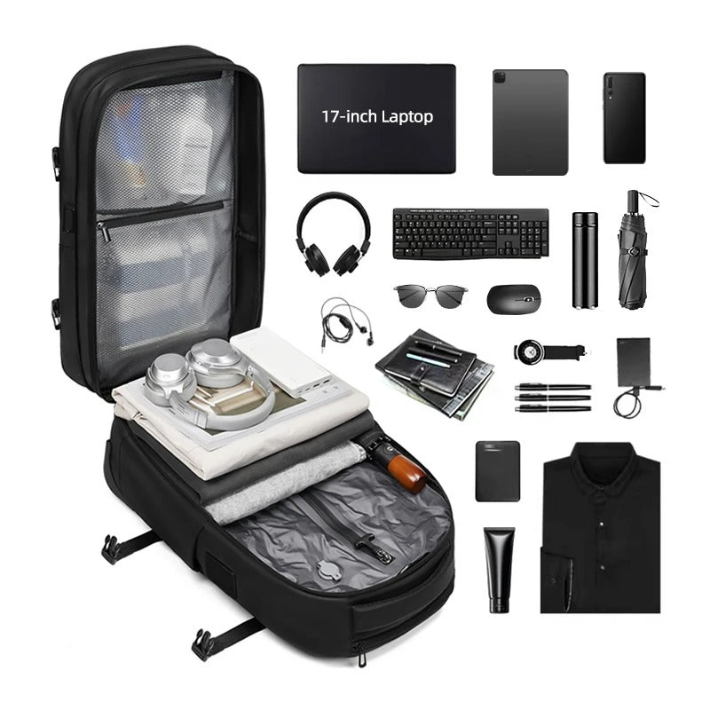 Reise-Trolley, Vakuum-Kompression, Business-Rucksäcke, Pumpe für Herren, Rucksack auf Rollen, Gepäck, Rolltaschen für Boardabl - AnavaShop