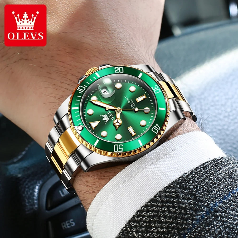 OLEVS 5885 Mann Uhr Original Marke Wasserdichte - AnavaShop