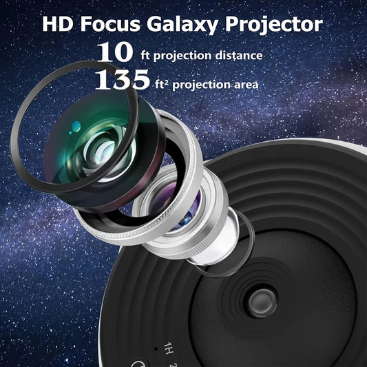 LED-Nachtlicht Galaxy Projektor 12 in 1 HD Sternenhimmel Projektor 360 ° - AnavaShop