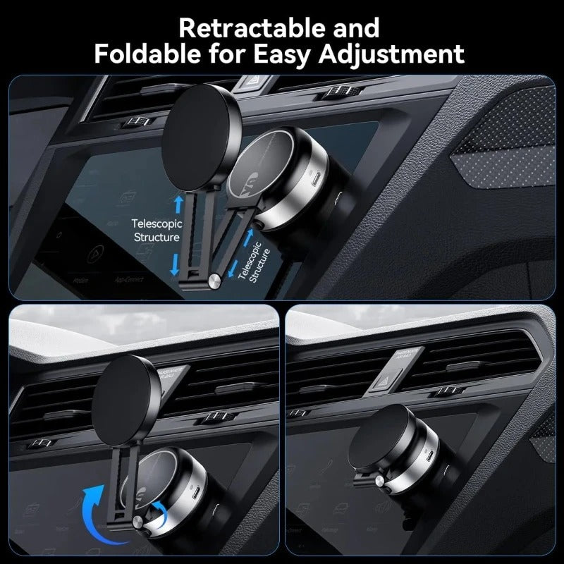 CZ16 Vielseitig 360° ° Vakuum-Magnet-Autohalterung für Mobiltelefone - AnavaShop