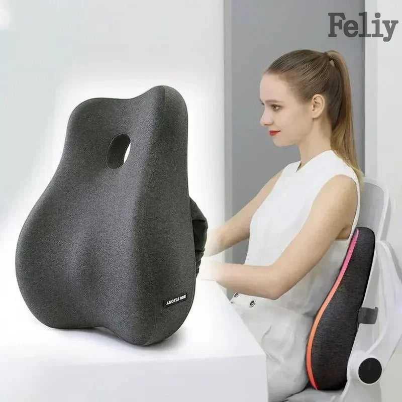 Memory Foam Auto Sitz Unterstützung Taille Kissen Massage - AnavaShop