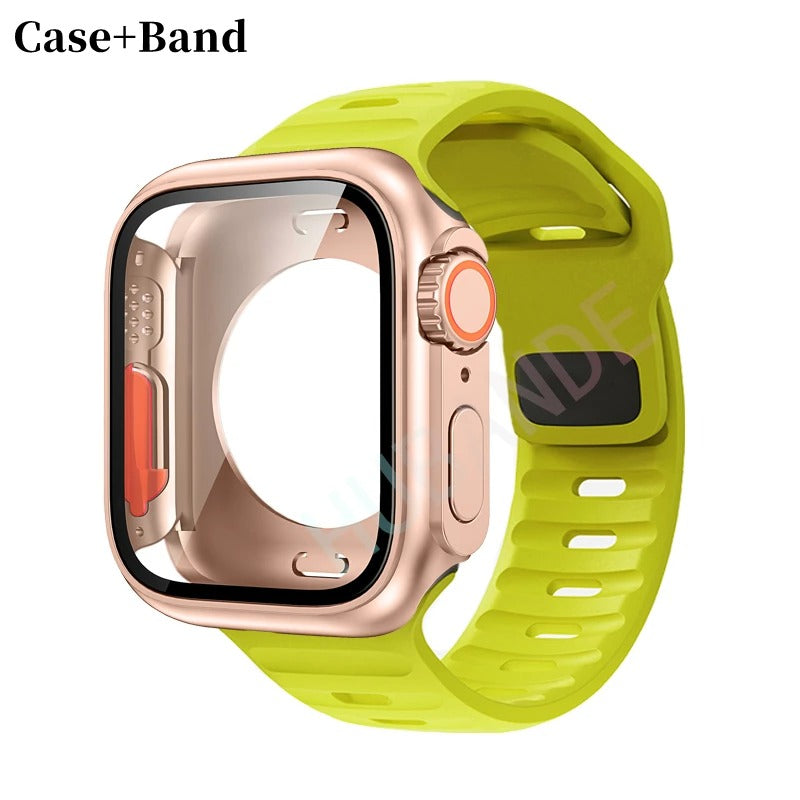 Silikonarmband + Hülle für Apple Watch Hülle - AnavaShop
