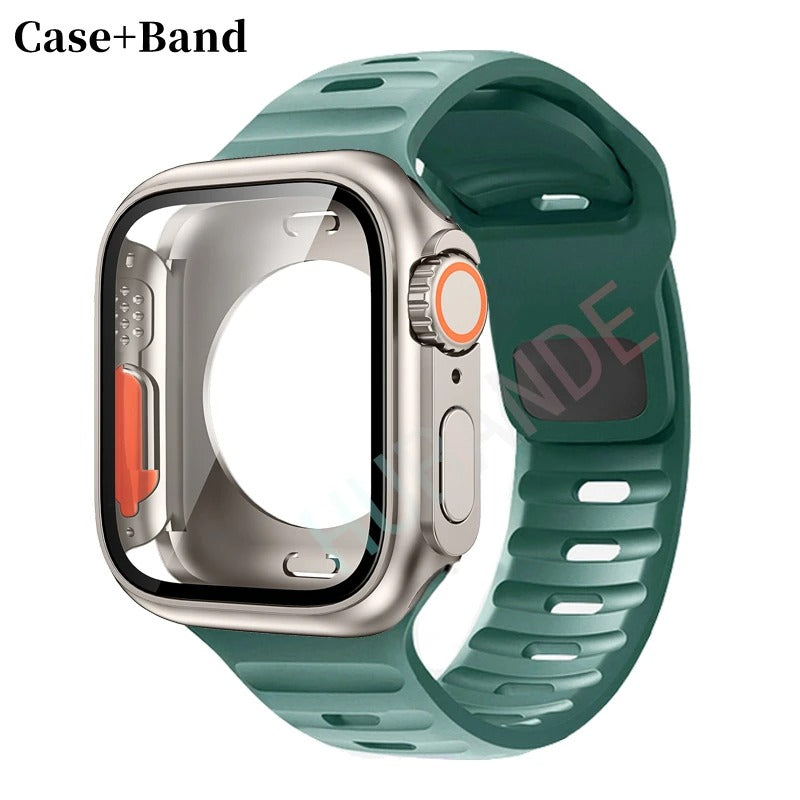 Silikonarmband + Hülle für Apple Watch Hülle - AnavaShop