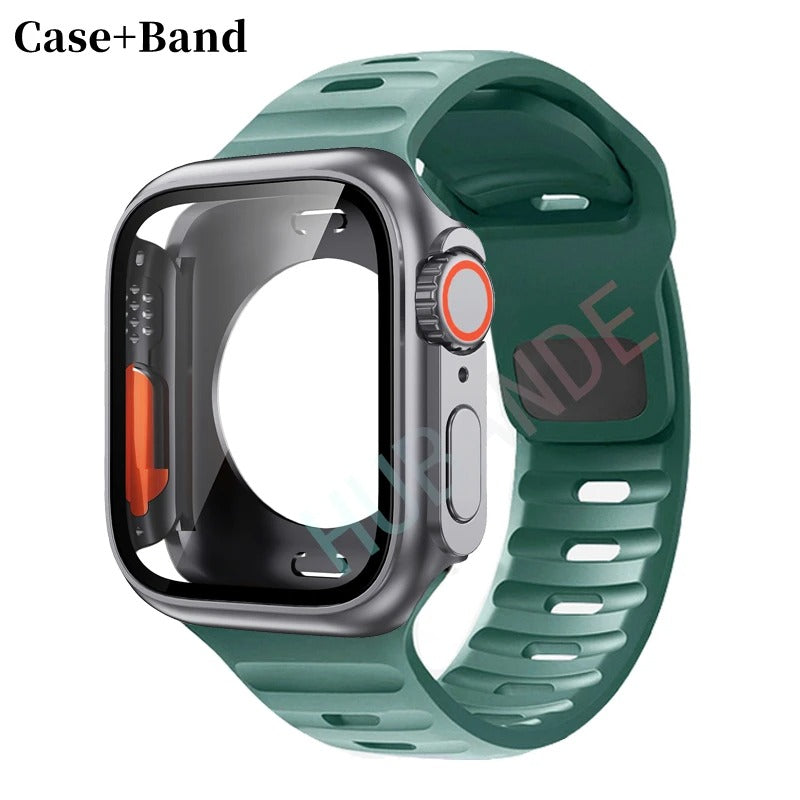 Silikonarmband + Hülle für Apple Watch Hülle - AnavaShop