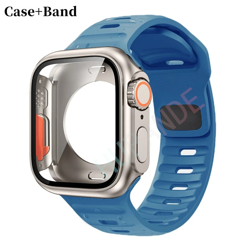 Silikonarmband + Hülle für Apple Watch Hülle - AnavaShop
