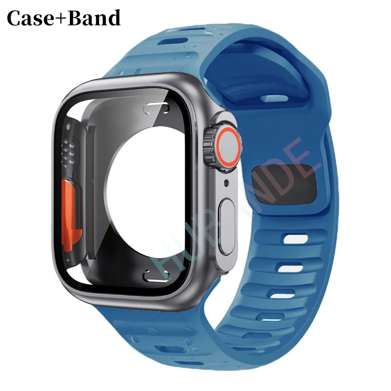 Silikonarmband + Hülle für Apple Watch Hülle - AnavaShop