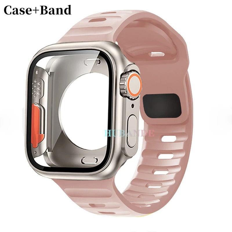 Silikonarmband + Hülle für Apple Watch Hülle - AnavaShop