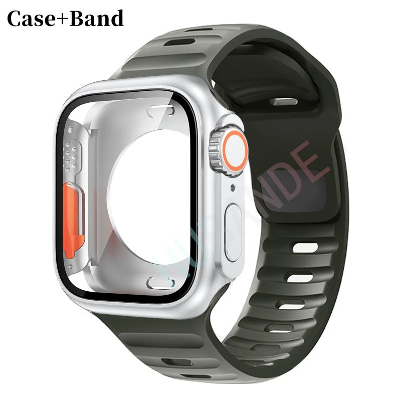 Silikonarmband + Hülle für Apple Watch Hülle - AnavaShop