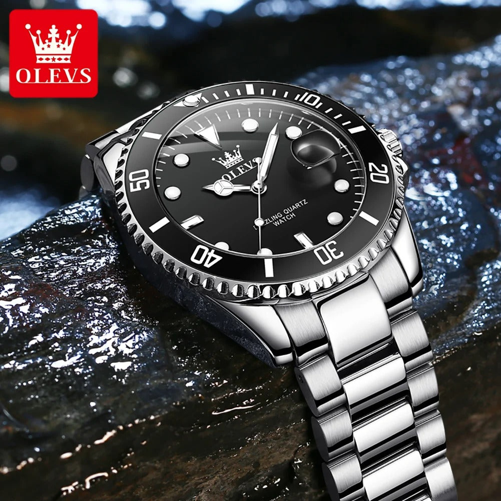 OLEVS 5885 Mann Uhr Original Marke Wasserdichte - AnavaShop