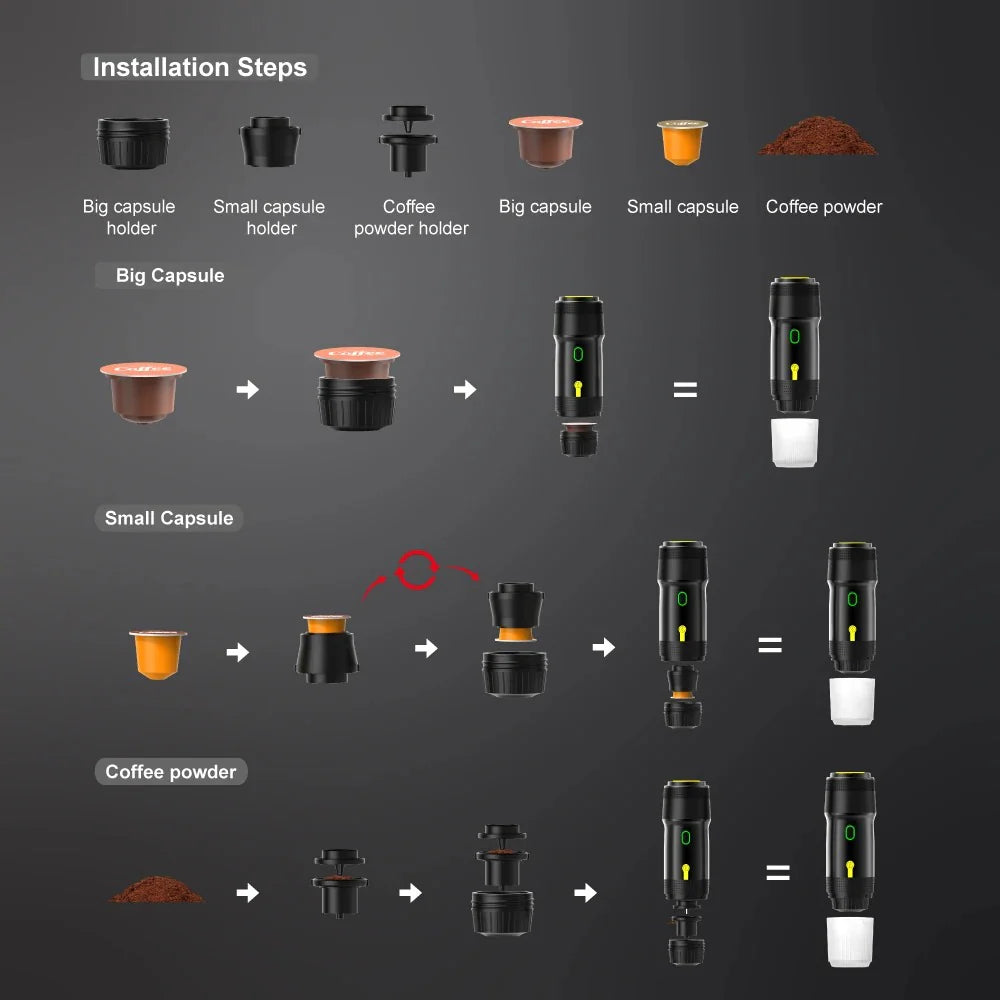 Portable Espresso Master - 3-in-1 Coffee Maker - AnavaShop