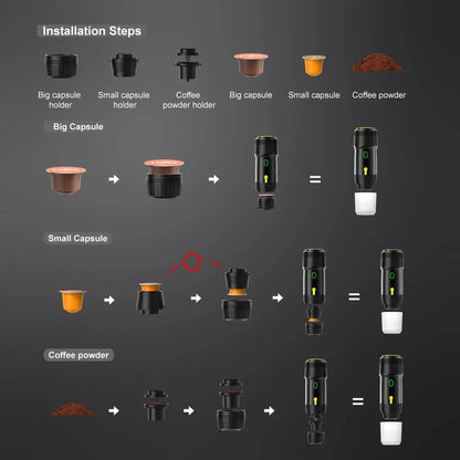 Portable Espresso Master - 3-in-1 Coffee Maker - AnavaShop