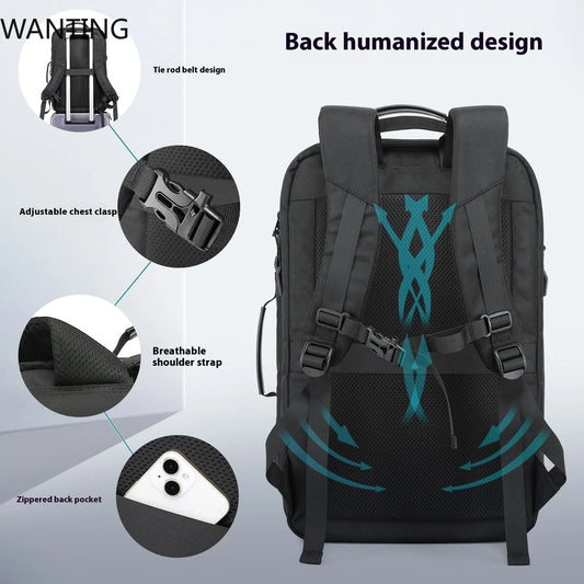 Airback-Reiserucksack, erweiterbarer Vacpack - AnavaShop