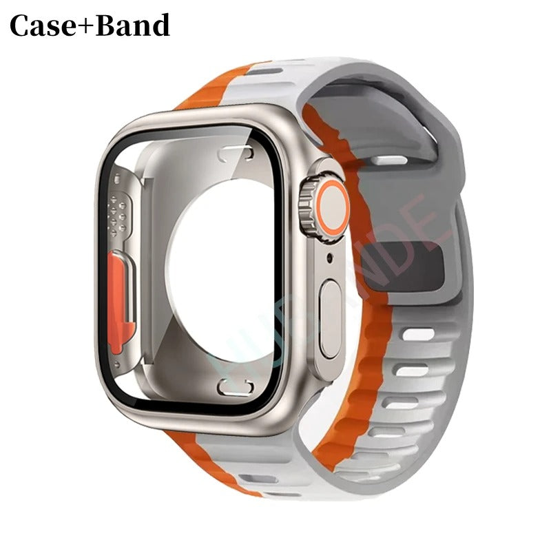 Silikonarmband + Hülle für Apple Watch Hülle - AnavaShop