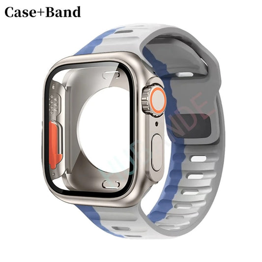 Silikonarmband + Hülle für Apple Watch Hülle - AnavaShop