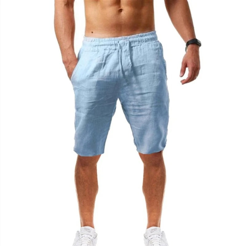 Hosen Männer Baumwolle Leinen Hosen Jogger Casual - AnavaShop