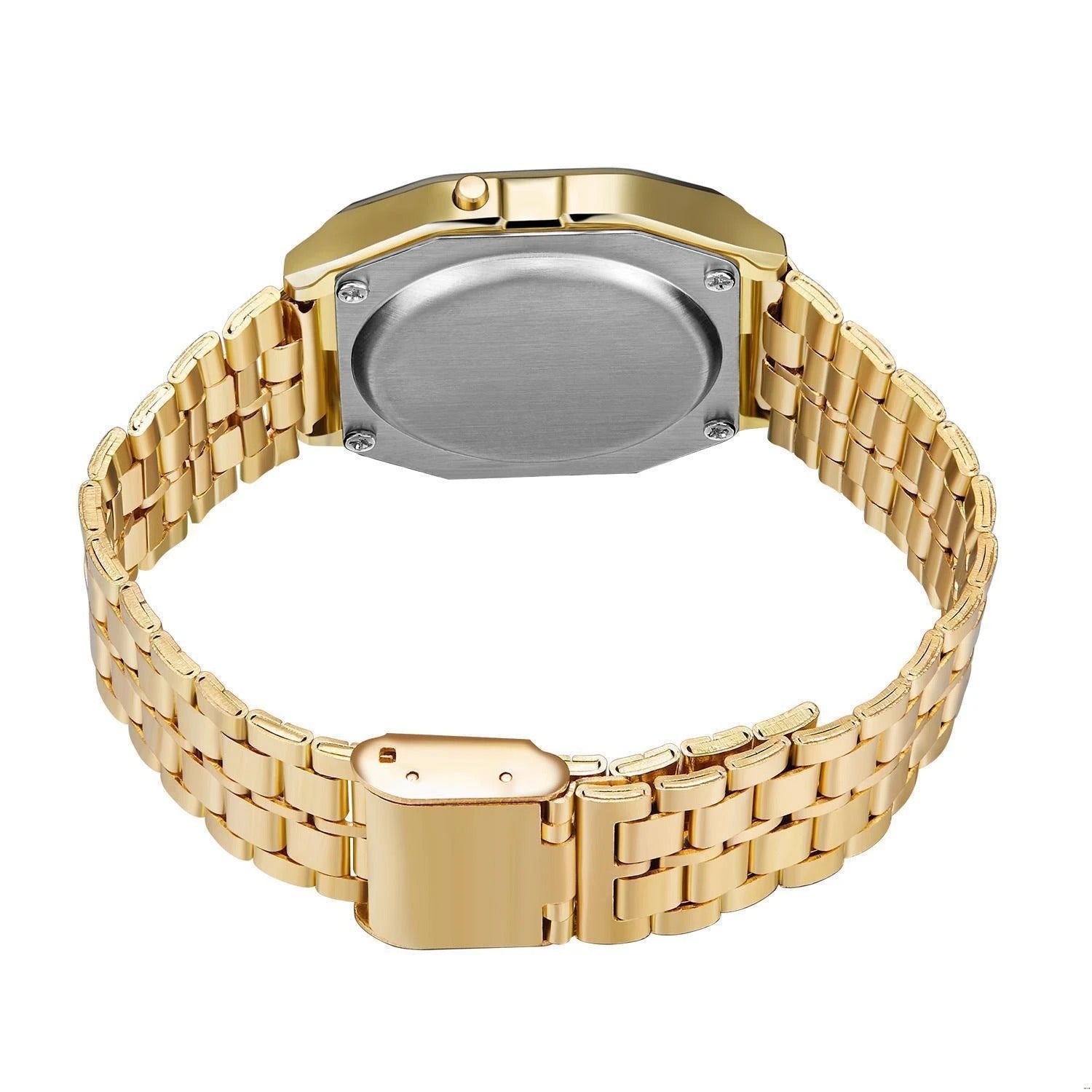 Neue Montre Homme F-91W Stahlband Uhr Für Männer LED Digital Sport - AnavaShop