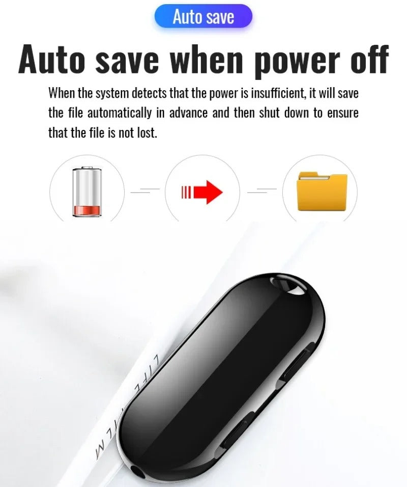Mini-Anhänger aktivierter Diktiergerät Espia 20Hrs4G-32G - AnavaShop