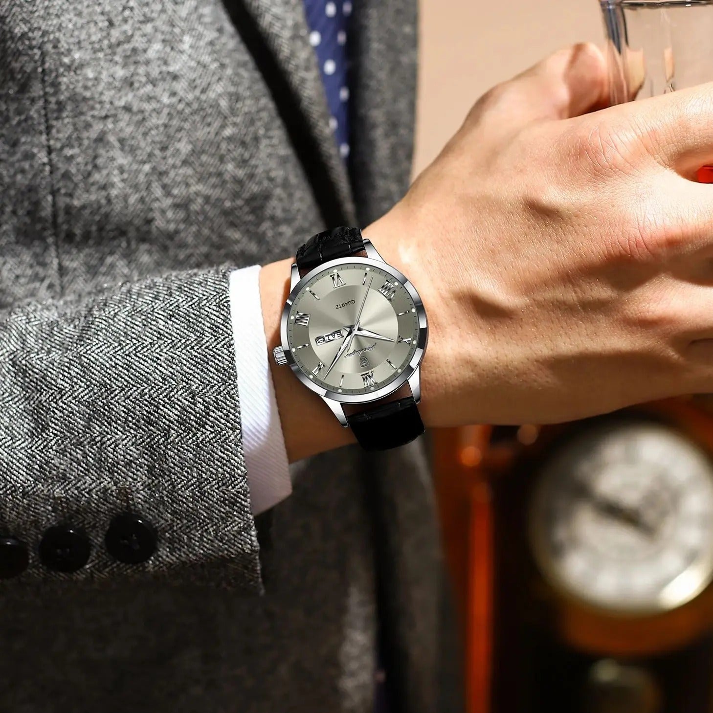 POEDAGAR Top Luxus Uhr Für Männer Militärische Wasserdichte - AnavaShop