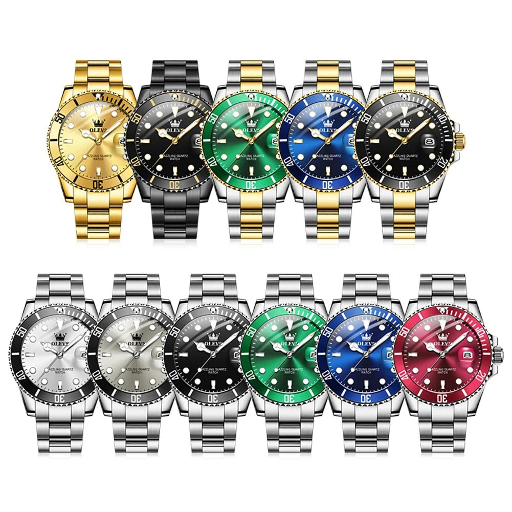 OLEVS 5885 Mann Uhr Original Marke Wasserdichte - AnavaShop